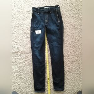 Good American Jeans - Side Zipper - Dark Blue - size 2/26 (28 inseam)